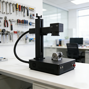 Factory Supply Portable Compact 20W-50W Fiber Laser Marker High Accuracy Integrated Water-Cooled EZCAD <b>Control</b> <b>Stand</b>-Alone - Product Image 1
