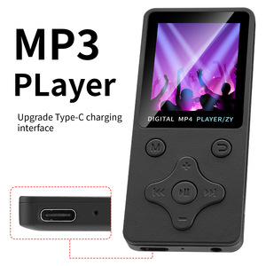 Lecteur MP3 / MP4 portable Bluetooth avec carte TF et port Type-C Lecteur vidéo et musical prenant en charge les formats FLAC/WAV - Product Image 1