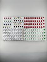 London Calling - Tuiles de Mahjong Américaines en Acrylique Cinq Couches, Design Luxe Repère de Londres, Portable pour Divertissement et Événements Sociaux