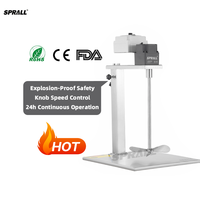 SPALL haut cisaillement affichage numérique laboratoire électrique peinture chimique crème cosmétique homogénéisation mélange électrique shampooing mélangeur Machine