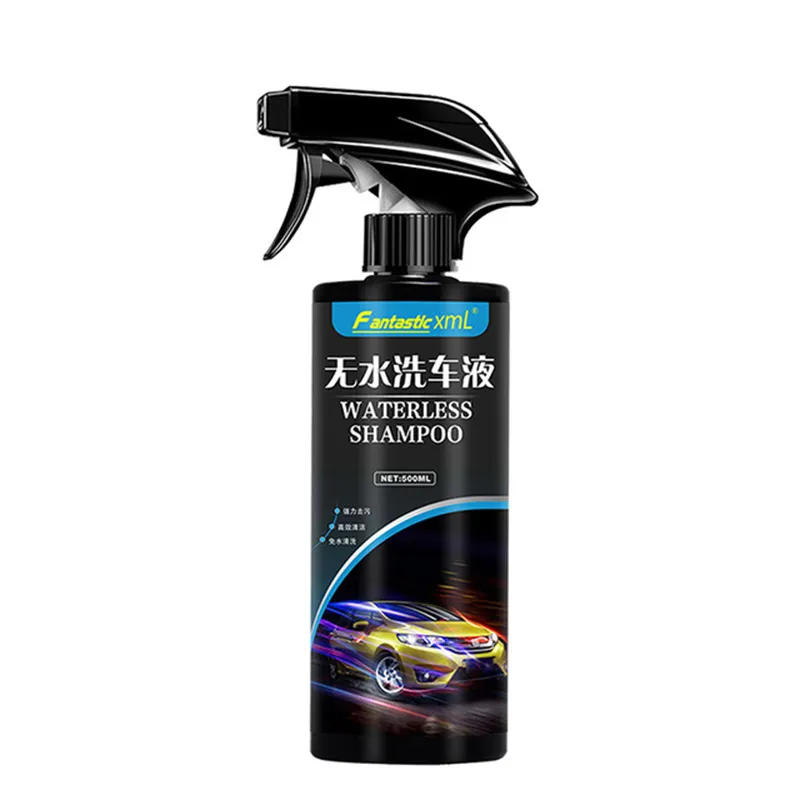 OEM di fabbrica 500ml detergente Spray per autolavaggio senza acqua Touchless nessun risciacquo Shampoo per autolavaggio nessuna acqua necessaria facile da pulire sicuro per auto