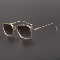 Meilleures ventes UV400 Double pont Lunettes de soleil transfrontalières Iron Man Lunettes de soleil Lunettes à la mode Celebrity Travel