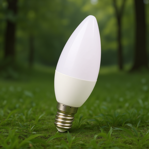 หลอดไฟ LED รูปเทียน E14 4W แสงสีขาวนวล ปรับความสว่างได้ ประหยัดพลังงาน - Product Image 3