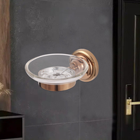 Porte-savon mural en acier inoxydable et verre, moderne, fonctionnel, élégant et écologique - Utilisation hôtelière, durable