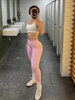 Leggings Impact taille haute, longueur cheville, sans coutures, en Spandex/Nylon, extensibles dans quatre directions, effet ventre plat, respirants, écologiques