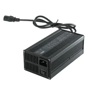 Kowint carregador de bateria de lítio, carregador de bateria lifepo4 para carro, rápido ev, 12v/24v/36v/48v/72v/84v/360w