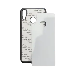 Pour Huawei Y9 2019 couronne 512 pc tpu caoutchouc dur antidérapant métal aluminium Offre Spéciale 2D sublimation blanc étui de téléphone en caoutchouc