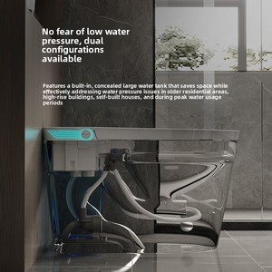 Phòng tắm thông minh tích hợp cao cấp, nhà vệ sinh, cảm biến điện tử, mở nắp tự động, điều khiển từ xa khách sạn <span class=keywords><strong>WC</strong></span>, nhà vệ sinh thông minh - Product Image 2