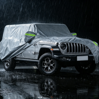 Accessoires de voiture résistants aux intempéries, imperméables et anti-poussière, housse de voiture épaisse en polyester 210T pour une utilisation en extérieur et une protection de luxe