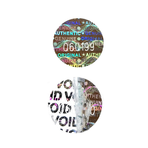 Biểu Tượng Tùy Chỉnh Ảnh Ba Chiều Mã Qr An Ninh Con Dấu Sticker Hiển Nhiên Làm Xáo Xáo Tước Nhãn Với Số <span class=keywords><strong>Serial</strong></span> Và Mã Vạch Mẫu Miễn Phí - Product Image 2