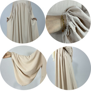 Premium Crepe Closed Butterfly <strong>Abaya</strong> with Ballon Sleeve Wholesale Islamic Clothing for Women Muslim Dress Ramadan Eid <strong>Abaya</strong> - Product Image 3