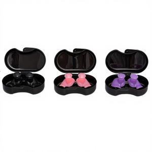 Tapones para los Oídos de Silicona para Natación, Impermeables, Anti-Asfixia, Diseño Profesional en Espiral, Juego de Pinzas Nasales y Tapones para los Oídos - Product Image 1