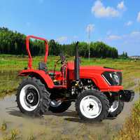 Tracteur agricole 70HP 80HP 90hp 3 points pour broyeurs de broussailles PTO tracteurs montés sur broyeur forestier