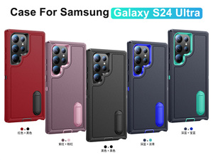 Custodia protettiva resistente antiurto antigraffio resistente 3 in 1 per <span class=keywords><strong>Samsung</strong></span> Galaxy S25 S24 S23 <span class=keywords><strong>S22</strong></span> <span class=keywords><strong>Ultra</strong></span> FE + cavalletto - Product Image 6