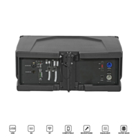 Système de sonorisation portable professionnel 3200W avec double caisson de basses actif 12 pouces + modes DSP de ligne (Musique/En direct/Club) TWS en plastique