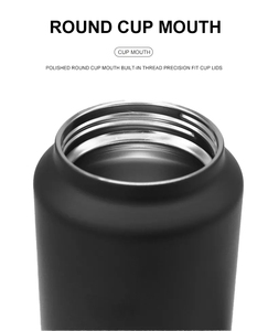 Đi xe đạp đi bộ đường dài tuyệt vời! 32oz nước bằng thép không gỉ chai đôi tường rộng miệng rơm thể thao căng tin thiết kế mới kích thước lớn 2L - Product Image 4