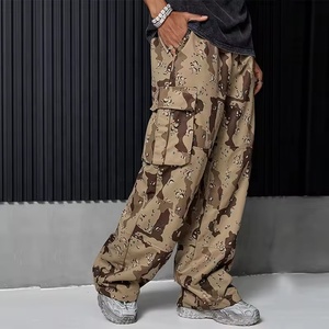 Thời trang nam phong cách đường phố mùa thu ngụy trang săn người đàn ông của đa túi giản dị thẳng chân làm việc quần - Product Image 1