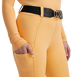 Pantalons d'équitation décontractés pour femmes, avec grip en silicone, design respirant, coupe confortable pour les activités quotidiennes et la détente en écurie - Product Image 6