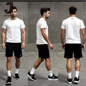 Jorsen 2026 <span class=keywords><strong>T</strong></span>-<span class=keywords><strong>shirt</strong></span> e pantaloncini da <span class=keywords><strong>palestra</strong></span> da <span class=keywords><strong>uomo</strong></span> di alta qualità, ad asciugatura rapida, traspiranti, <span class=keywords><strong>per</strong></span> fitness, calcio, corsa e sport - Product Image 5