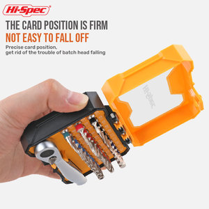 32pc 1/4 Hex Shank Metric <strong>Driver</strong> Screwdriver <strong>Bit</strong> <strong>Set</strong> Including Mini Ratcheting Wrench Security Torx <strong>Bits</strong> Compact Case Steel OEM - Product Image 6