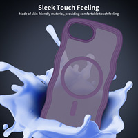 Étui de téléphone magnétique avec béquille invisible, antichoc et anti-chute, compatible avec les séries 15-17 Pro Max, protection robuste