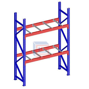 نظام رفوف مستودعات متعددة المستويات وثقيلة التحمل، رفوف تخزين معدنية، تصميم رفوف البالتات - Product Image 5