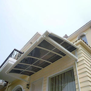 Auvent de porte/fenêtre extérieur haute résistance, pare-soleil, résistant à la pluie et à la neige, en polycarbonate, <span class=keywords><strong>pergola</strong></span>, gazebo, pavillon, nature - Product Image 1