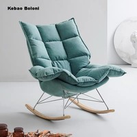Fauteuil en tissu moderne pour chambre à coucher, bureau à domicile et salon - Fauteuil de détente avec un design durable et écologique
