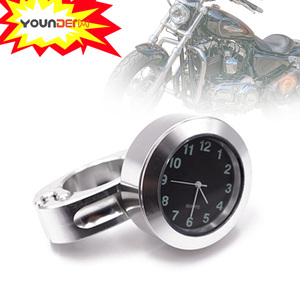 Fit 7/8 \ "<span class=keywords><strong>montre</strong></span> de <span class=keywords><strong>guidon</strong></span> de <span class=keywords><strong>moto</strong></span>, montres étanches de <span class=keywords><strong>guidon</strong></span> de <span class=keywords><strong>moto</strong></span> pour Harley - Product Image 1
