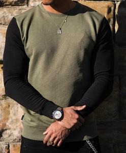 Sudadera de gimnasio hecha a medida 100% algodón para hombre, sudadera ajustada con cuello redondo y cuello redondo, forro polar teñido liso, Sudadera con capucha de patrón sólido de invierno - Product Image 5