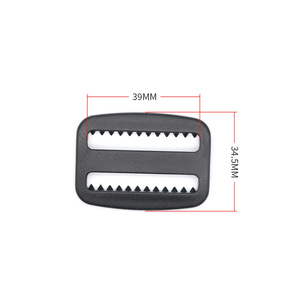 <b>Sliding</b> Buckle <b>Plastic</b> D Ring 39Mm For Bags Adjustable Fastener Durable - Product Image 3