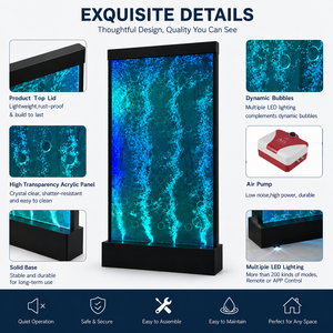 Nuova Parete Decorativa a Bolle d'Acqua LED per Arredamento d'Interni - Product Image 2