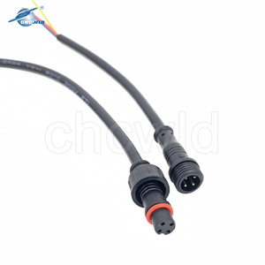 Conector de 4 pines M12 Enchufe impermeable Tira de LED Arnés de cables de iluminación - Product Image 3