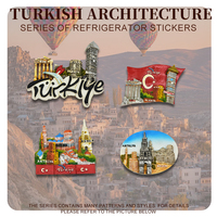 Kreatives Harz Moderner Kühlschrank magnet Türkisches Reise-Souvenir Istanbul Ankara Antalya Custom