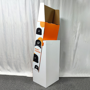 Thiết kế mới tùy chỉnh các tông Túi Pop hiển thị Matte tông Mũ hiển thị sàn cho siêu thị - Product Image 4