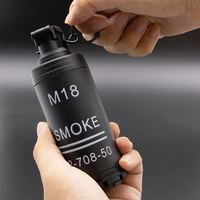 Jouet de combat à lancer à la main BB M18, lanceur électronique en plastique pour extérieur, grenade de gel pour jeu d'imitation