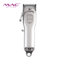 Tondeuse à Cheveux Professionnelle Rechargeable, Tondeuse à Barbe Électrique pour Homme, Lame Titane Céramique, Faible Bruit, Machine de Barbier
