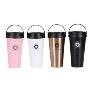 2024 Top-selling 304SS coffee cup with handle Outdoor Camping insulation Mug Custom Logo