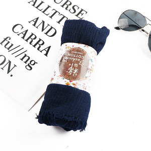 Crinkle Venda Quente Lenços Designer Cabeça Mulheres <span class=keywords><strong>Hijab</strong></span> Lenço Muçulmano - Product Image 6