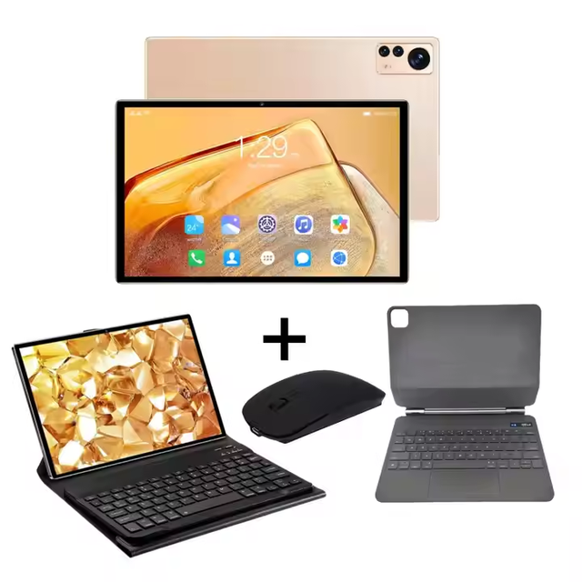 New 2025 Factory Price 10.1 Inch OEM 6GB+128GB Android 12.0 Quad Core 2.53GHz Gaming Tablet PC IPS 120Hz Display English
