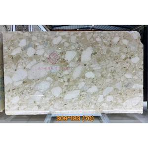 Lujo Kunis Breccia Losa de mármol Superficie de brecha pulida para exteriores Patio Jardín Pasarelas Pasos - Product Image 1
