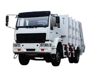 Camion compacteur de déchets 6x4, camion de collecte des ordures, véhicule compresseur de déchets municipaux pour les travaux d'assainissement urbain