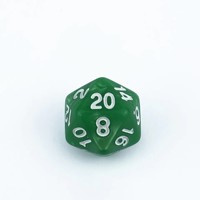Lot de dés polyédriques en acrylique multicolores pour D&D, dés à 20 faces pour jeux de rôle sur table Dungeons & Dragons