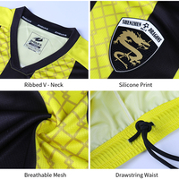 Ensemble de vêtements de football de haute qualité en 2 pièces, logo personnalisé en sublimation complète, maillot de football respirant