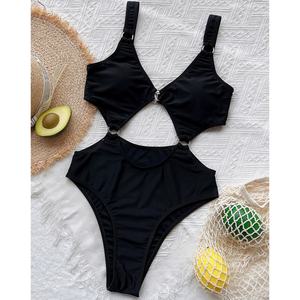 Maillot de bain personnalisé 1 pièce, ensemble de plage de luxe, mini bikini taille haute pour femme, maillot de bain string, tenue de plage - Product Image 1