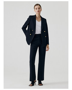 Conjunto de <span class=keywords><strong>Traje</strong></span> <span class=keywords><strong>Formal</strong></span> <span class=keywords><strong>para</strong></span> <span class=keywords><strong>Mujer</strong></span>, Color Negro, Casual, Profesional, Elegante, de Alta Gama, <span class=keywords><strong>para</strong></span> Entrevistas y Uso Diario - Product Image 2