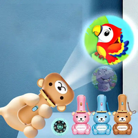 Enfants début éducatif Projection lampe de poche jouet enfant mignon dessin animé motif coucher Cognition projecteur lumière torche lumière jouet
