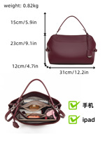 Sac fourre-tout en cuir PU grande capacité 2026 pour femme, sac à bandoulière personnalisé avec fermeture éclair