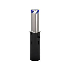 Poteau <span class=keywords><strong>de</strong></span> barrière <span class=keywords><strong>de</strong></span> protection hydraulique rétractable automatique intégré en acier inoxydable pour <span class=keywords><strong>parking</strong></span> <span class=keywords><strong>de</strong></span> voitures et allée résidentielle - Product Image 1