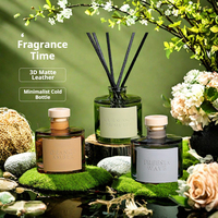 Diffuseur à bâtonnets artisanal sans alcool 100 ml, éco-responsable, avec huiles essentielles, longue durée, élimination des odeurs, parfum d'ambiance pour la maison